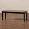 Baxton Studio Corey Sand Upholstered and Dark Brown Finished Wood Dining Bench 171-10922 - alternate 4